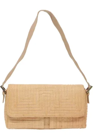 Bally Pre-owned, Dame, , ONE SIZE, Uld, Pre-owned Canvas skuldertasker