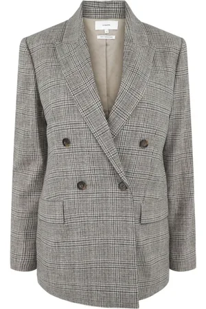 Vince Jakke, Dame, Grå, S, Heritage Grey Blazer