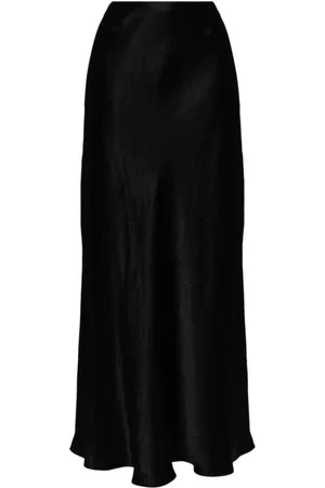 Vince Nederdel, Dame, Sort, S, Satin, Sort Satin Maxi Nederdel