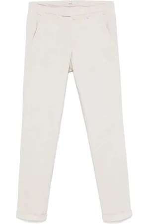 Briglia 1949 Bukser, Herre, Hvid, XL, Moderne Slim-Fit Bukser