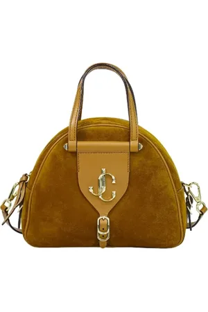 Jimmy Choo Pre-owned, Dame, Brun, ONE SIZE, Uld, Pre-owned Ruskind hndtasker