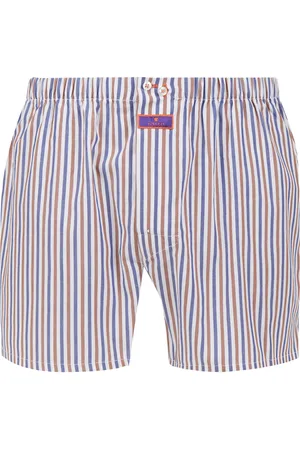 Gallo Undertøj, Herre, Flerfarvet, L, Bomuld, Mænds klassiske hvide bomuld boxershorts