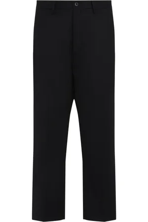 JUNYA WATANABE Bukser, Herre, Sort, L, Uld, Sorte Slim Fit Bukser