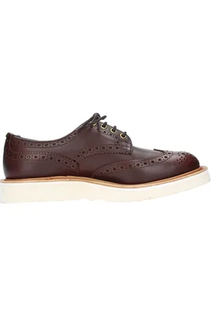 TRICKERS Sko, Herre, Brun, 40 EU, Læder, Flade sko Brun