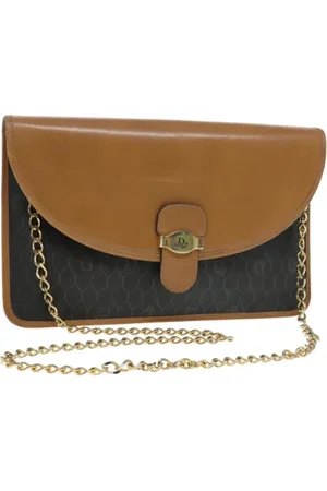 Dior Pre-owned, Dame, Sort, ONE SIZE, Uld, Pre-owned Laeder dior-tasker