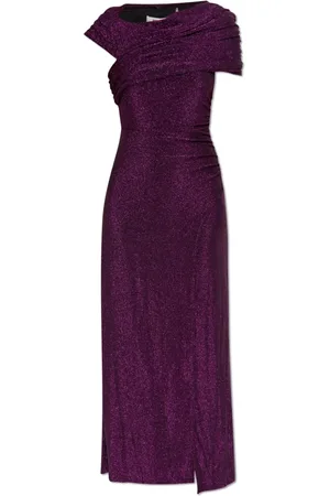 Diane von Furstenberg Kjole, Dame, Lilla, S, Uld, Kjole Agustin