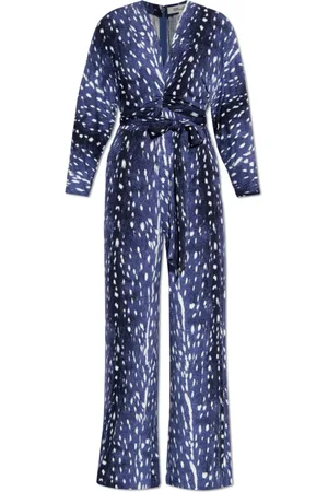 Diane von Furstenberg Jumpsuits & Playsuits, Dame, Blå, XS, Uld, Jumpsuit 