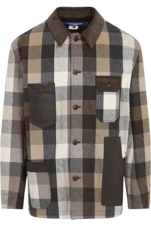JUNYA WATANABE Jakke, Herre, Flerfarvet, S, Bomuld, Brun Beige Jakke