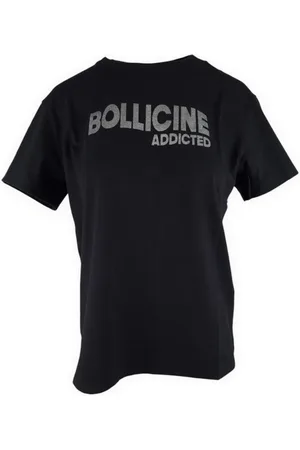 MC2 SAINT BARTH Top, Dame, Sort, L, Sort boble T-shirt og Polo
