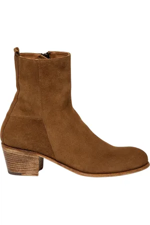 Elia Maurizi Sko, Dame, Brun, 37 EU, Suede, Tobak Suede Ankelstøvle