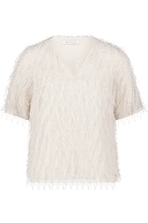 Betty & Co Bluser & Skjorter, Dame, , L, Polyester, Kortærmet slip-on bluse