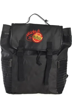 Von Dutch Taske, unisex, Sort, ONE SIZE, Bomuld, Sort Kayak Rygsæk med Flere Rum