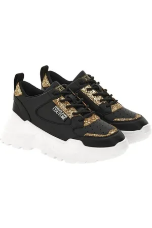 VERSACE Sko, Dame, Sort, 39 EU, Uld, Sneakers