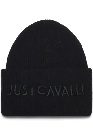 Roberto Cavalli Tilbehør, Dame, Sort, ONE SIZE, Uld, Hatte