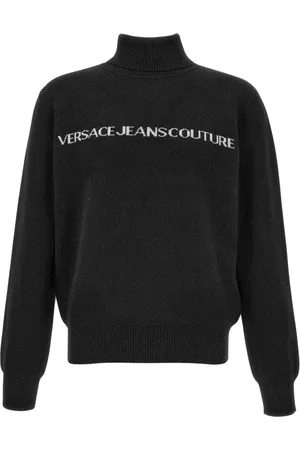 VERSACE Strik, Herre, Sort, XL, Sweaters