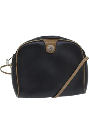Dior Pre-owned, Dame, Sort, ONE SIZE, Uld, Pre-owned Laeder dior-tasker