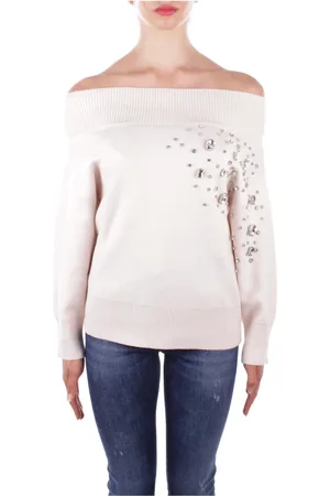 H2O Strik, Dame, , XS, Polyester, Rhinestone Strik Cream Sweater