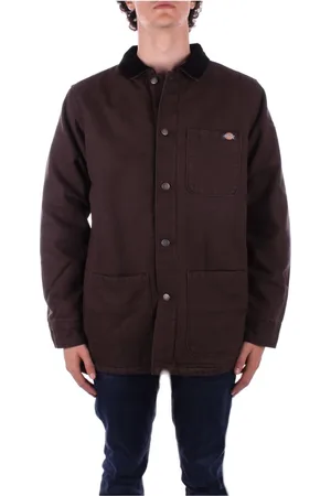 Dickies Jakke, Herre, Brun, S, Polyester, Front Logo Knapfrakke