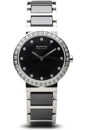 Bering Tilbehør, Dame, Grå, ONE SIZE, Dameur Keramik 29 mm Armbånd Rustfrit Stål, Keramik 10729-702