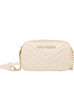 Carlo Colucci Taske, Dame, , ONE SIZE, Uld, Quiltet kamerataske