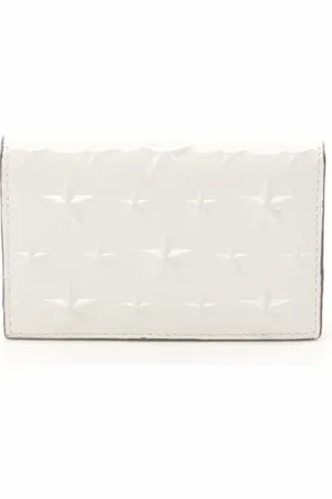 Jimmy Choo Pre-owned, Dame, Hvid, ONE SIZE, Tyl, Pre-owned Laeder punge