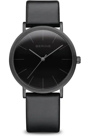 Bering Tilbehør, unisex, Sort, ONE SIZE, Læder, Unisex Ur Classic 36 mm Rem Læder 13436-422