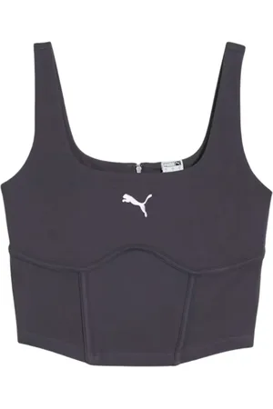 PUMA Top, Dame, Grå, S, Corsage Skjorter til et Dristigt Look