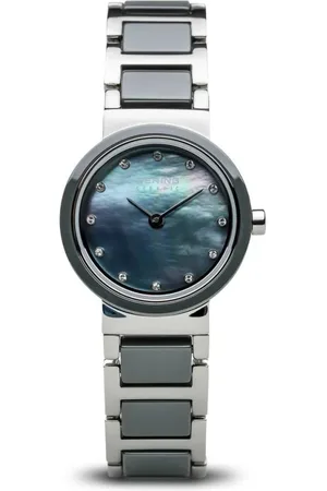 Bering Tilbehør, Dame, Grå, ONE SIZE, Uld, Dameur Keramik 26 mm Armbånd Rustfrit Stål, Keramik 10725-789