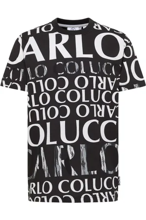 Carlo Colucci Top, Herre, Sort, XL, Bomuld, Friday T-shirt
