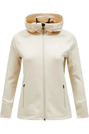 Peak Performance Jakke, Dame, , XS, Uld, Sand Fog Zip Hood Rider Jakke