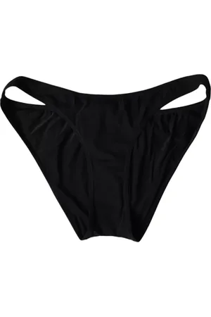 Dolce & Gabbana Badetøj, Dame, Sort, S, Nylon, Sort Nylon Bikini Bund Beachwear