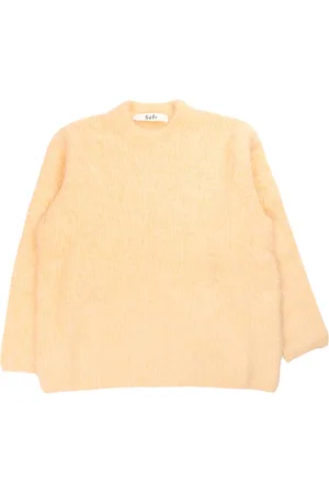 Séfr Strik, Herre, Gul, XL, Uld, Gul Haru Sweater