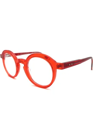 Anne & Valentin Tilbehør, unisex, Rød, 44 MM, Uld, Stilfuldt Briller til Modeentusiaster