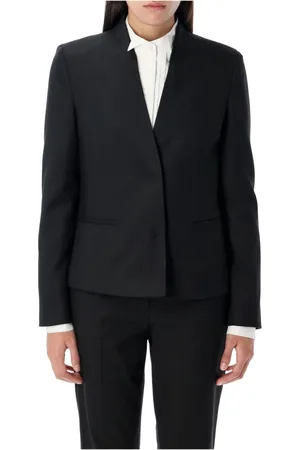 THE GARMENT Jakke, Dame, Sort, S, Uld, Sort Jakke Douglas Blazer Stilfuld