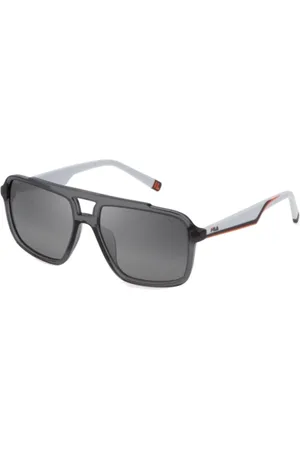 Fila Tilbehør, unisex, Grå, 57 MM, Grå Acetat Unisex Solbriller