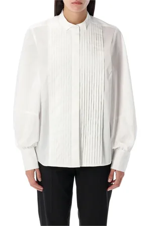 THE GARMENT Bluser & Skjorter, Dame, Hvid, XS, Bomuld, Hvid Smoking Skjorte Elegant Bomuld