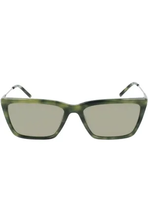 DKNY Tilbehør, Dame, Flerfarvet, 55 MM, Brun og Grøn Acetat Solbriller