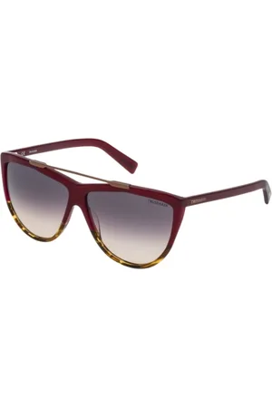 Trussardi Tilbehør, Dame, Rød, 61 MM, Rød Acetat Dame Solbriller