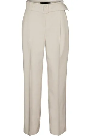 VERO MODA Bukser, Dame, , M L34, Uld, Clip Fastening Bukser med Lommer