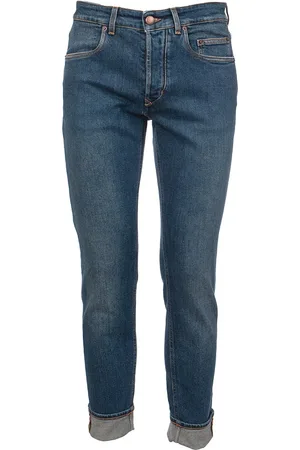 Siviglia Jeans, Herre, Blå, W32, Bomuld, Bomuld Marotta Bukser 5 Lommer Regulær Pasform