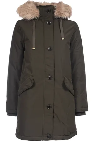 Ralph Lauren Frakke, Dame, Grøn, S, Polyester, Parka med hætte