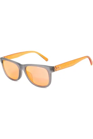 Armani Exchange Tilbehør, Dame, Grå, ONE SIZE, Grå og Orange Resin Solbriller
