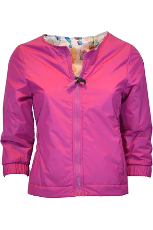 Invicta Jakke, Dame, Lyserød, XS, Nylon, Omvendt Kort Jakke Forskellige Farver