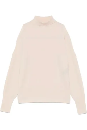 D.EXTERIOR Strik, Dame, , M, Uld, Kridhvid Strikket Turtleneck Sweater
