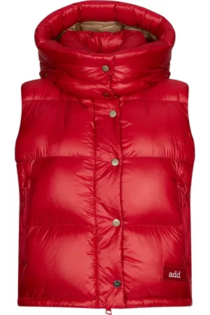 add Jakke, Dame, Rød, 2XL, Nylon, Nederdel I Nylon Skinnende