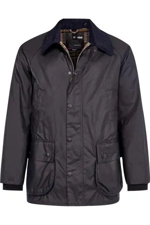 Barbour Jakke, Herre, Blå, XS, Klassisk Bedale Vokset Jakke Mænd