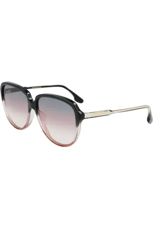 Victoria Beckham Tilbehør, Dame, Flerfarvet, 63 MM, Grå og Pink Acetat Solbriller