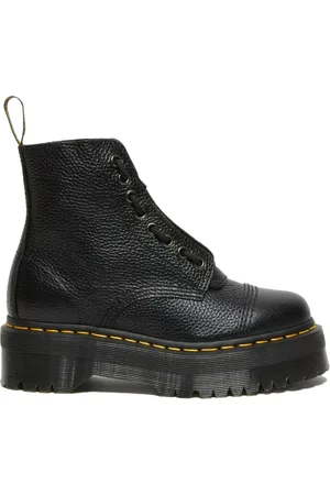 Dr. Martens Sko, Herre, Sort, 40 EU, Læder, Sinclair Platform Quad Støvler