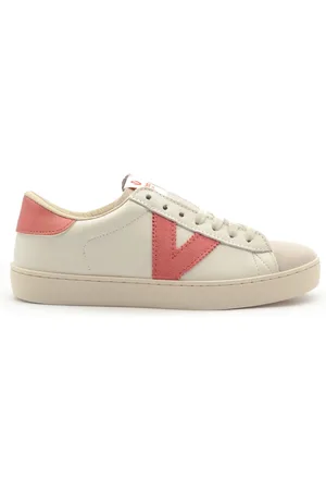 victoria Sko, Dame, Hvid, 36 EU, Læder, Læder Sneakers med Crosta Tå