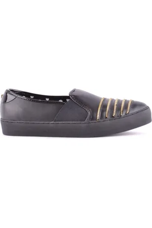 Emporio Armani Sko, Dame, Sort, 36 EU, Uld, Stilfulde Loafers til Mænd